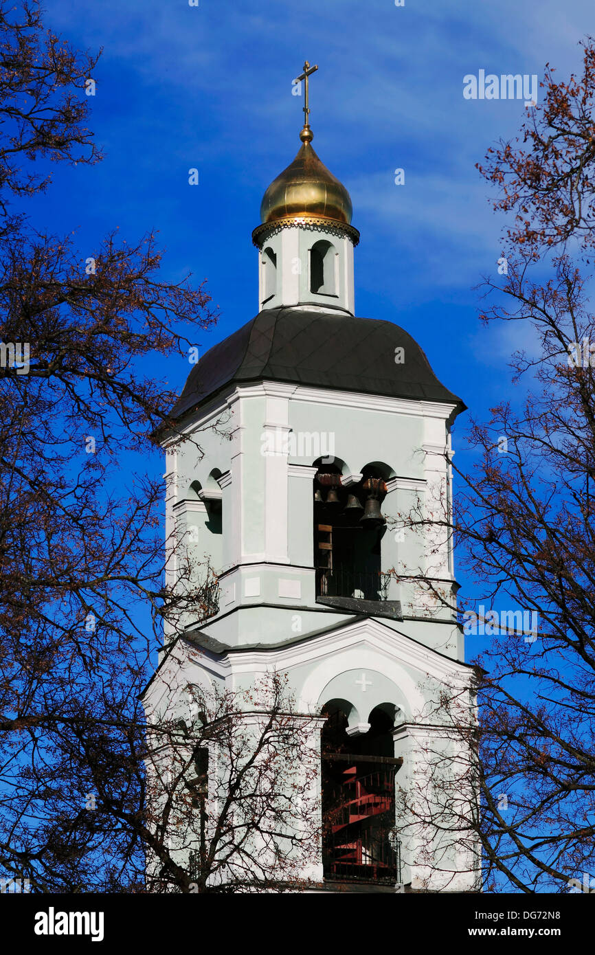 Il tempio, la tenuta di Kuskovo, Mosca, Russia Foto Stock