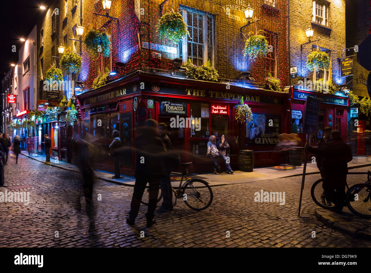Temple Bar di Dublino, Irlanda Foto Stock
