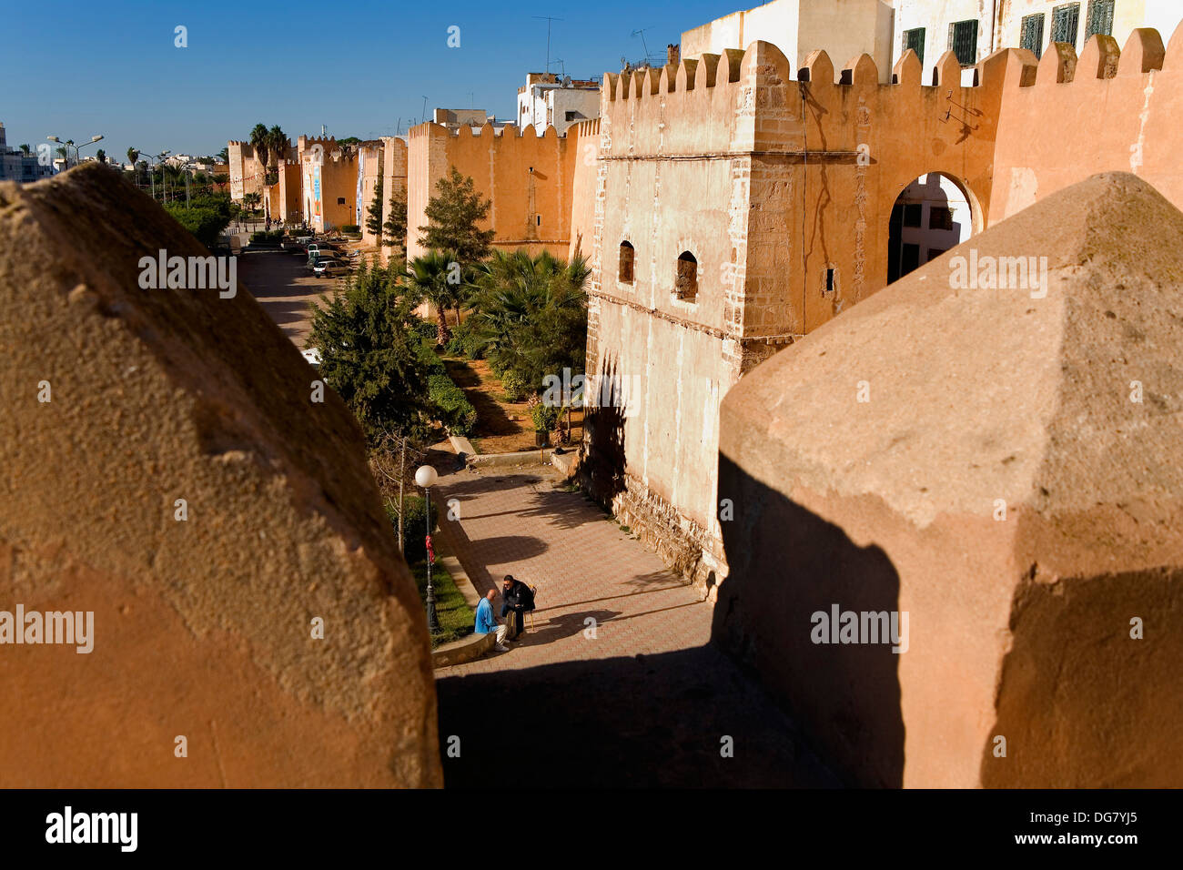 Tunez: Sfax. Le pareti della medina. Foto Stock