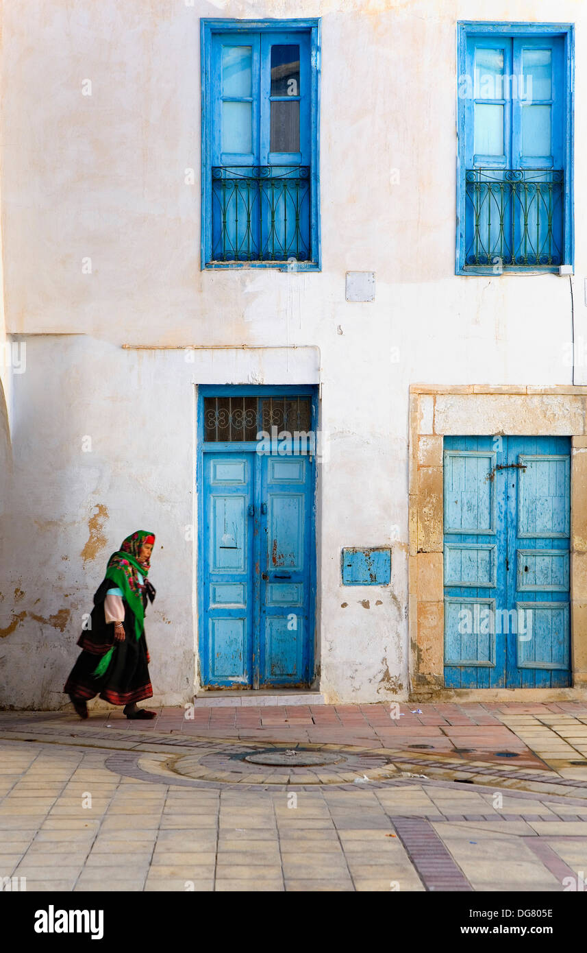 Tunez: Kairouan. Medina. Foto Stock