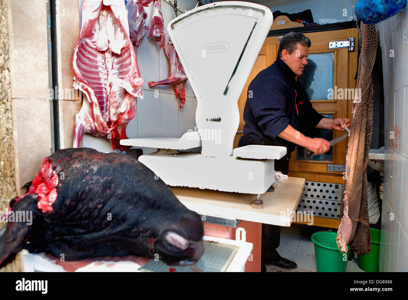 Tunez: Sfax.Medina.macelleria Foto Stock