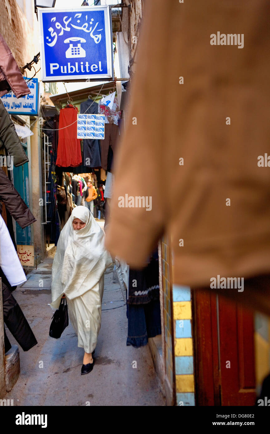 Tunez: Sfax.Medina.Souk Foto Stock