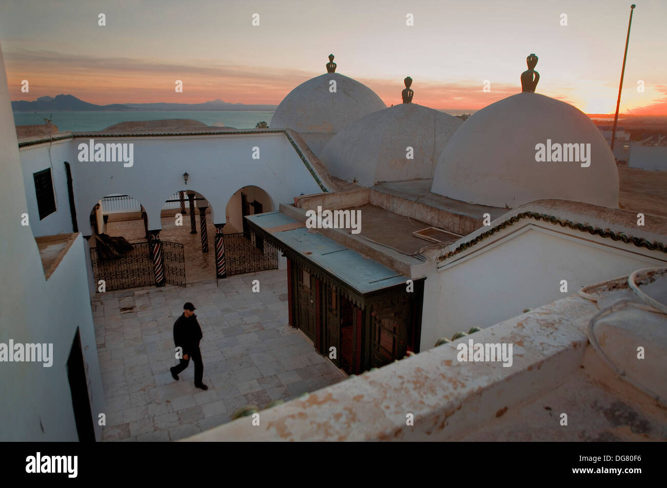 Tunez: Sidi Bou Said. Mausoleo di Sidi Bou Said Foto Stock