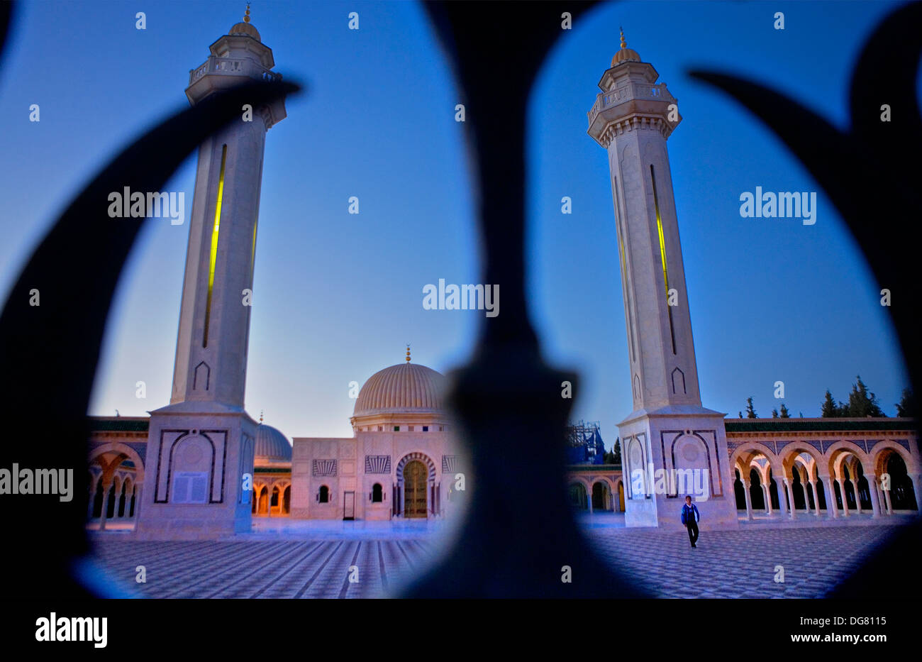 Tunez: Monastir.Bourghiba mausoleo Foto Stock