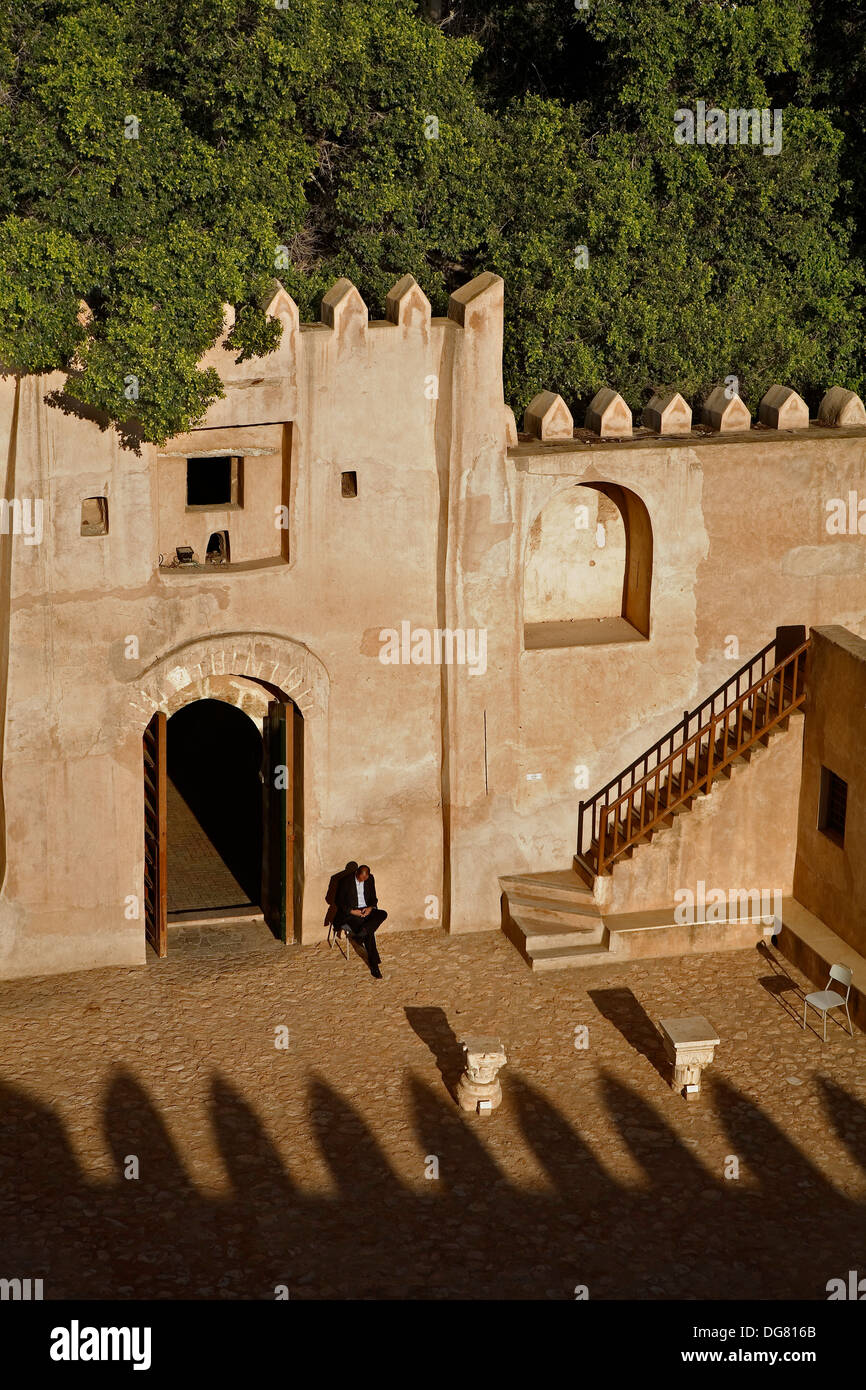Tunez: Sfax. Le pareti della kasbah Foto Stock
