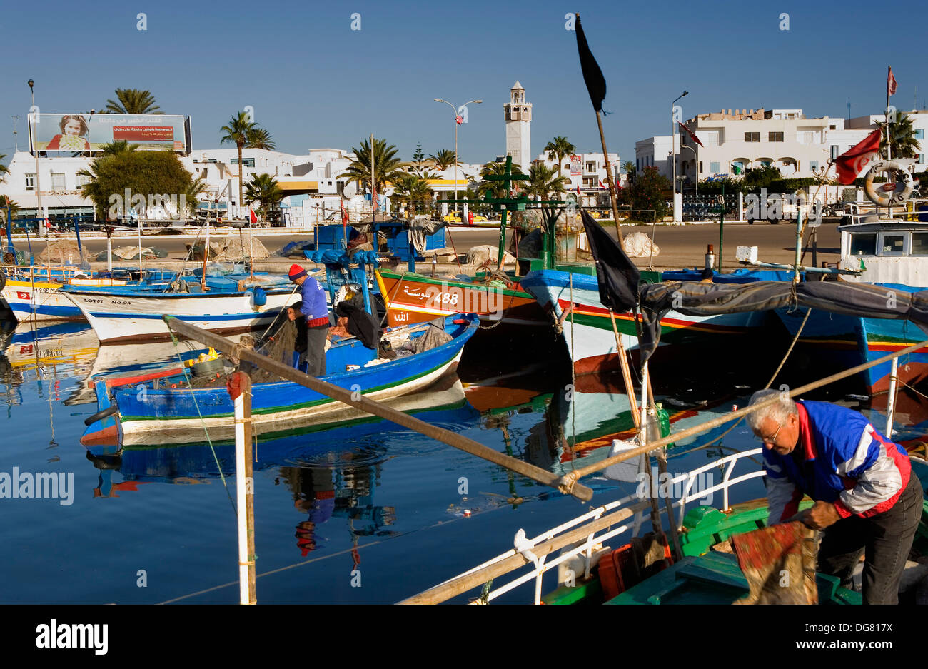 Tunez: Mahdia.Port Foto Stock