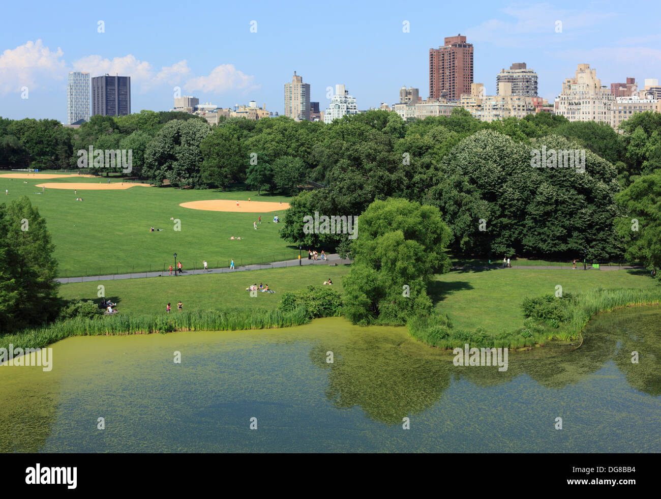 Il Central Park di New York, Stati Uniti d'America. Foto Stock