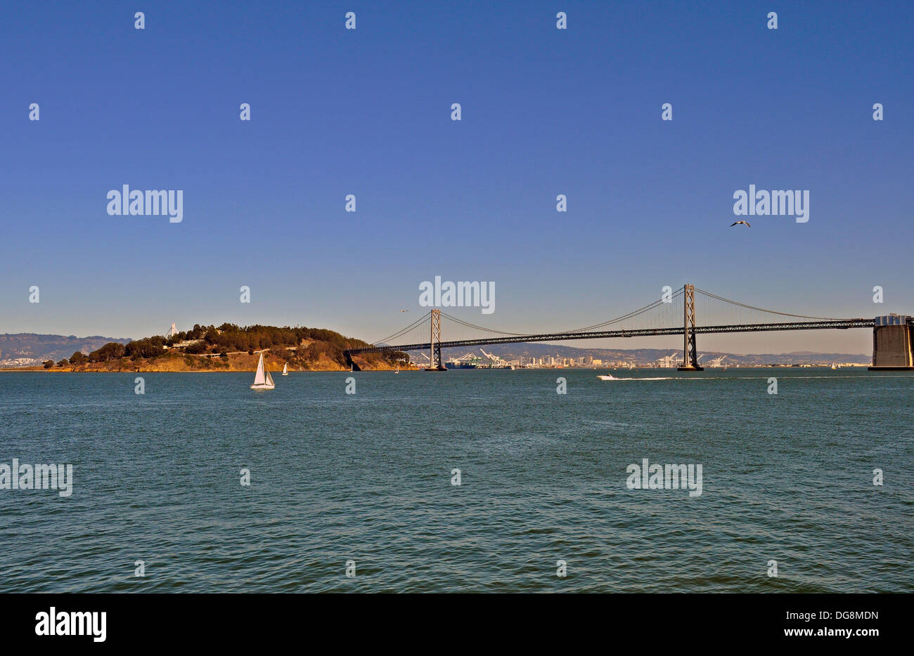 San Francisco Oakland Bay Bridge, CALIFORNIA, STATI UNITI D'AMERICA Foto Stock