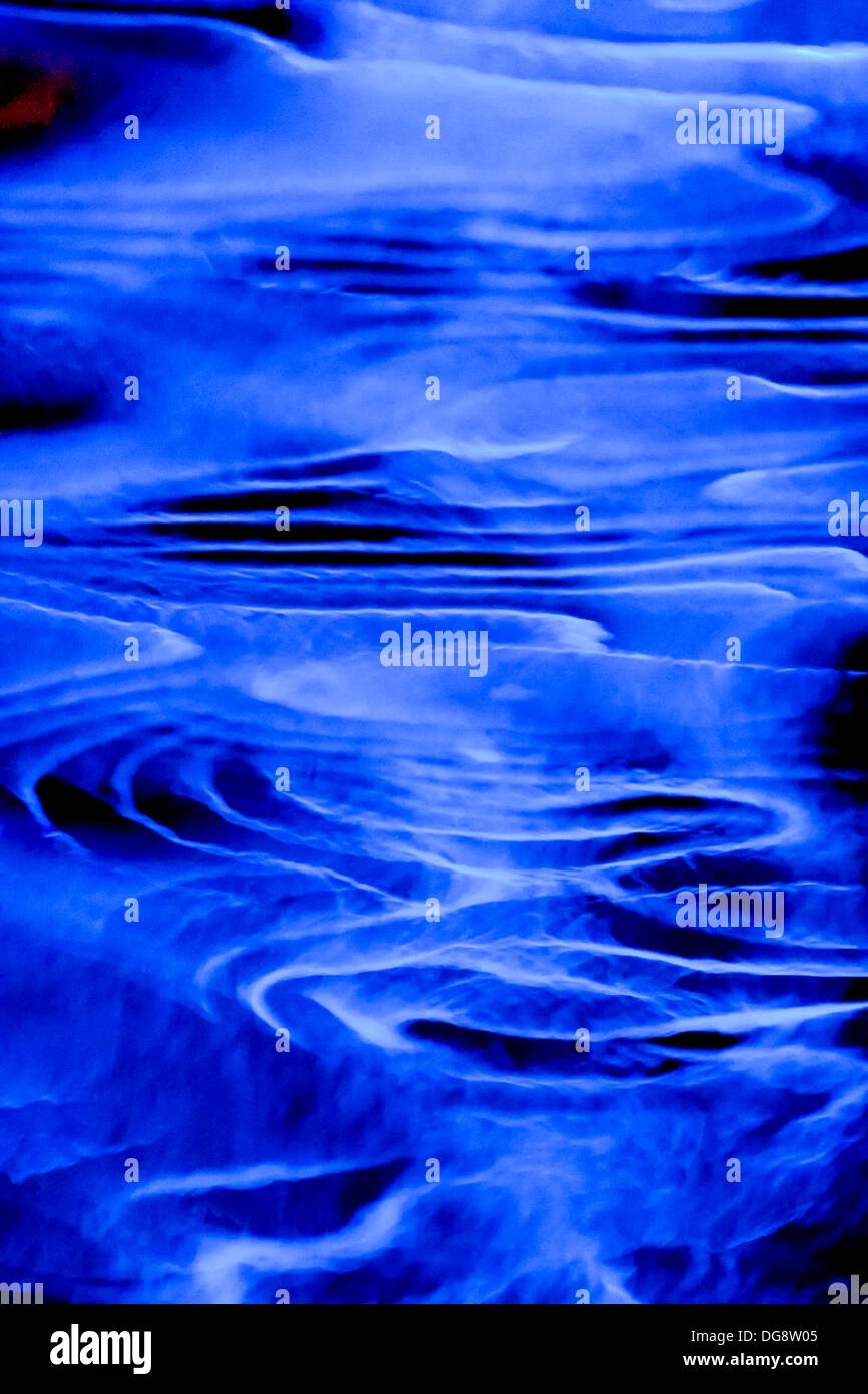 Acqua di arte astratta Ripple ripple acqua astratto Foto Stock