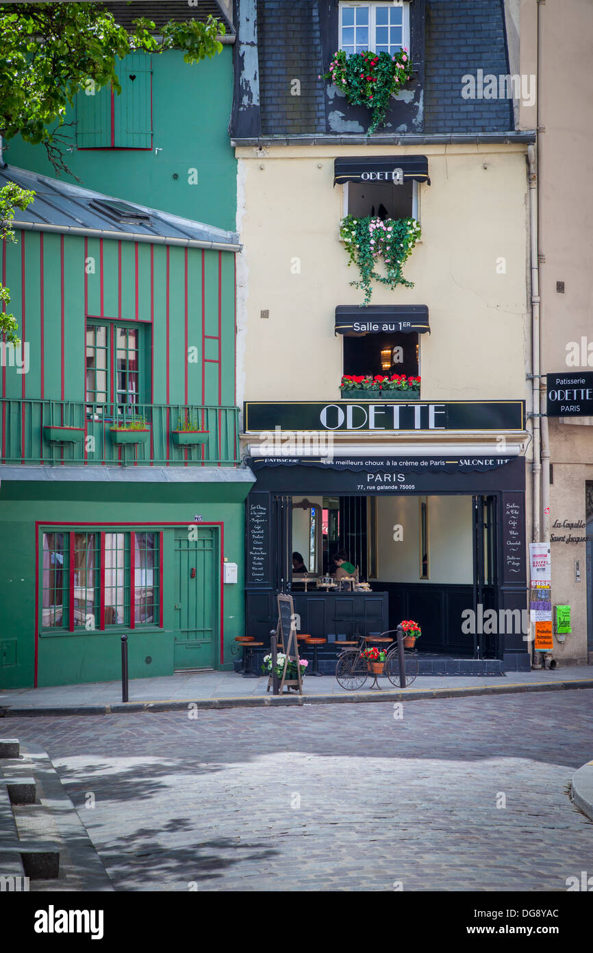 Pasticceria Odette nel Quartiere Latino di Parigi Francia Foto Stock