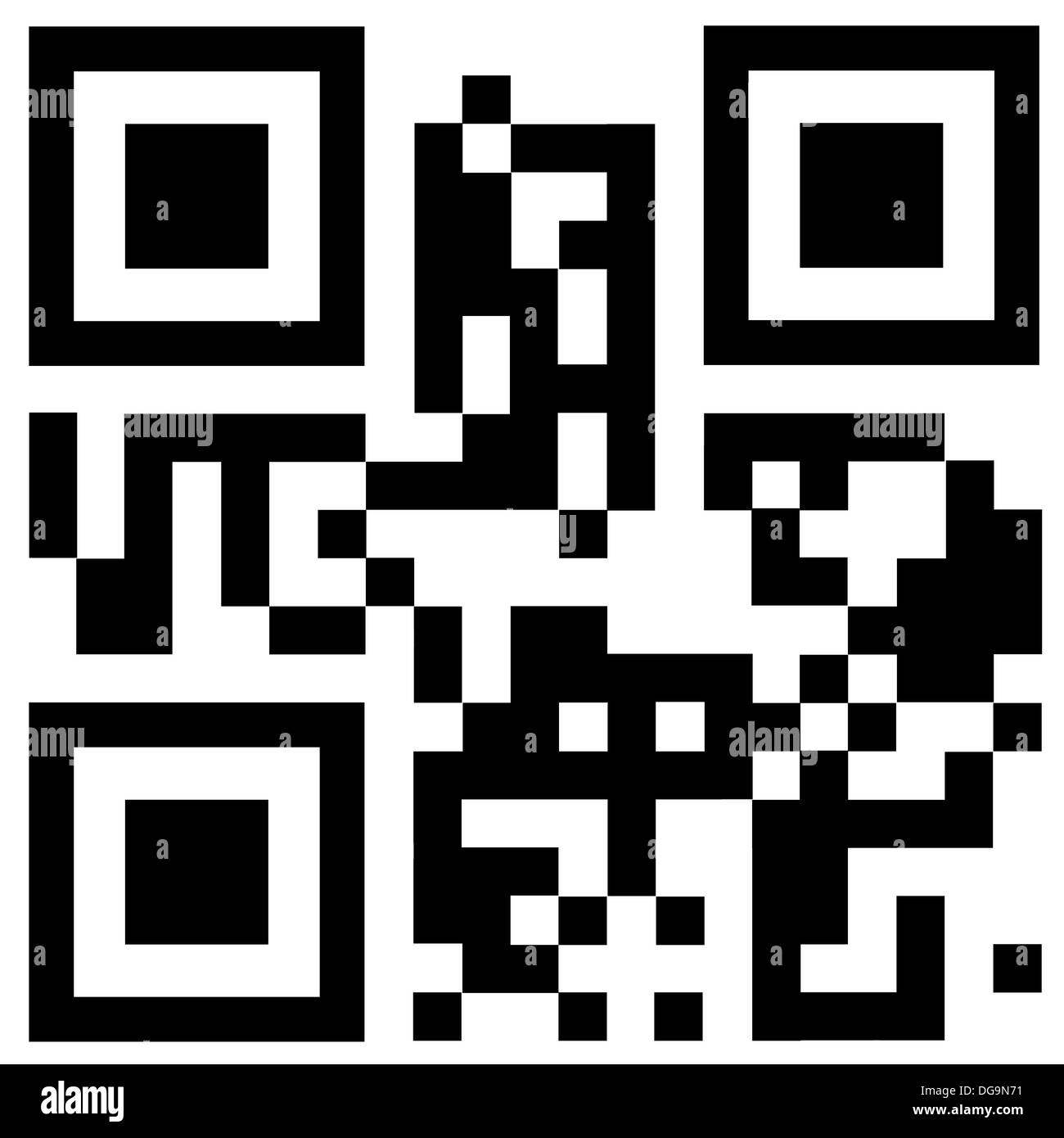 Codice qr dice 'SCELTA MIGLIORE" Foto Stock