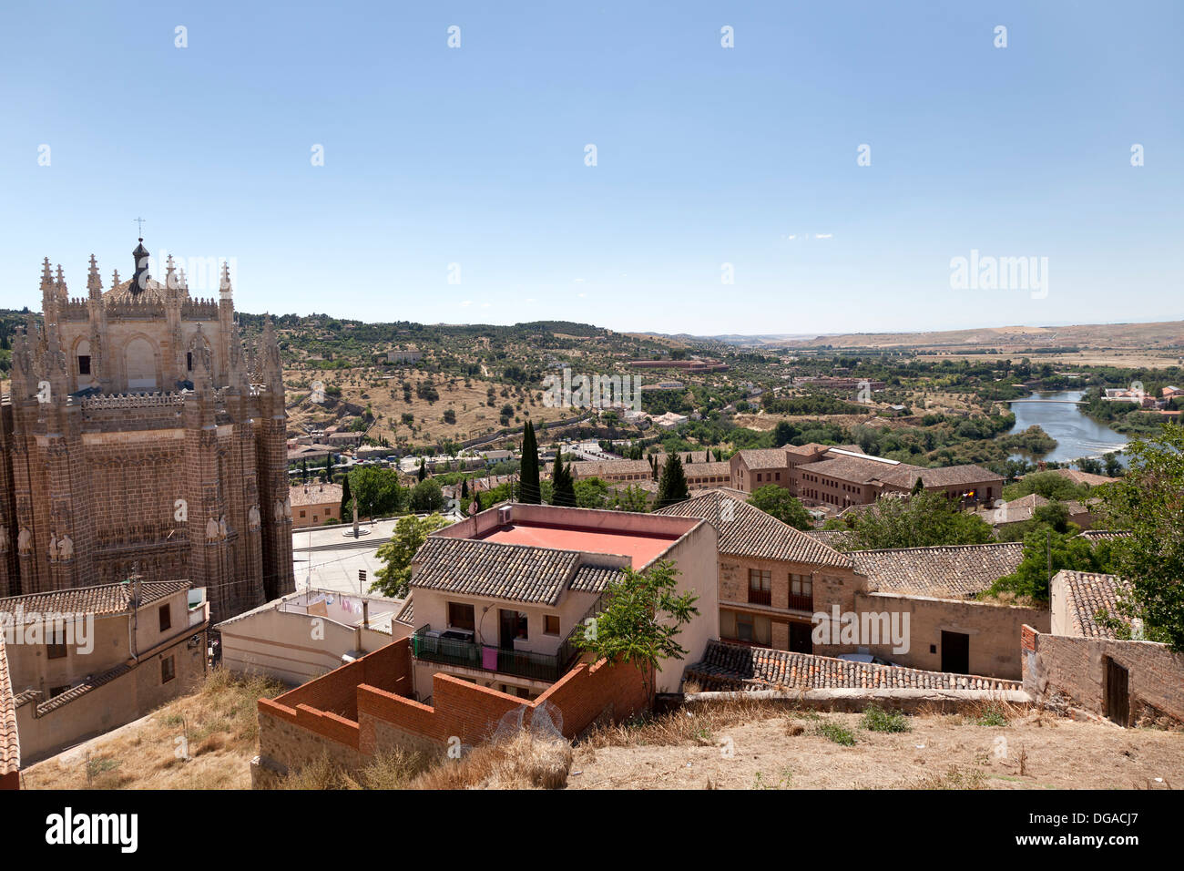 Vista da Toledo, Spagna Foto Stock