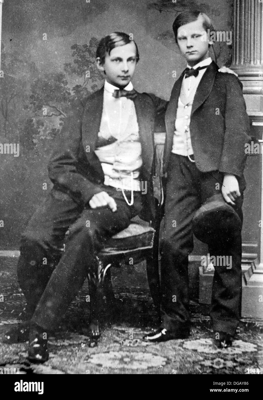 Principi Ludwig & Otto Foto Stock