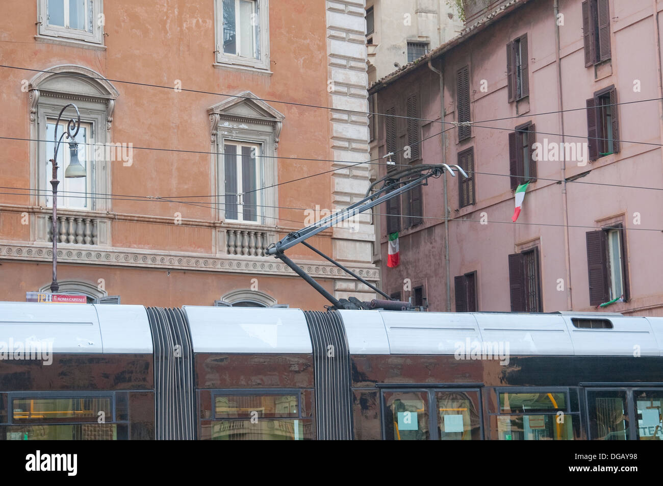 Scena di strada a Roma Italia Foto Stock