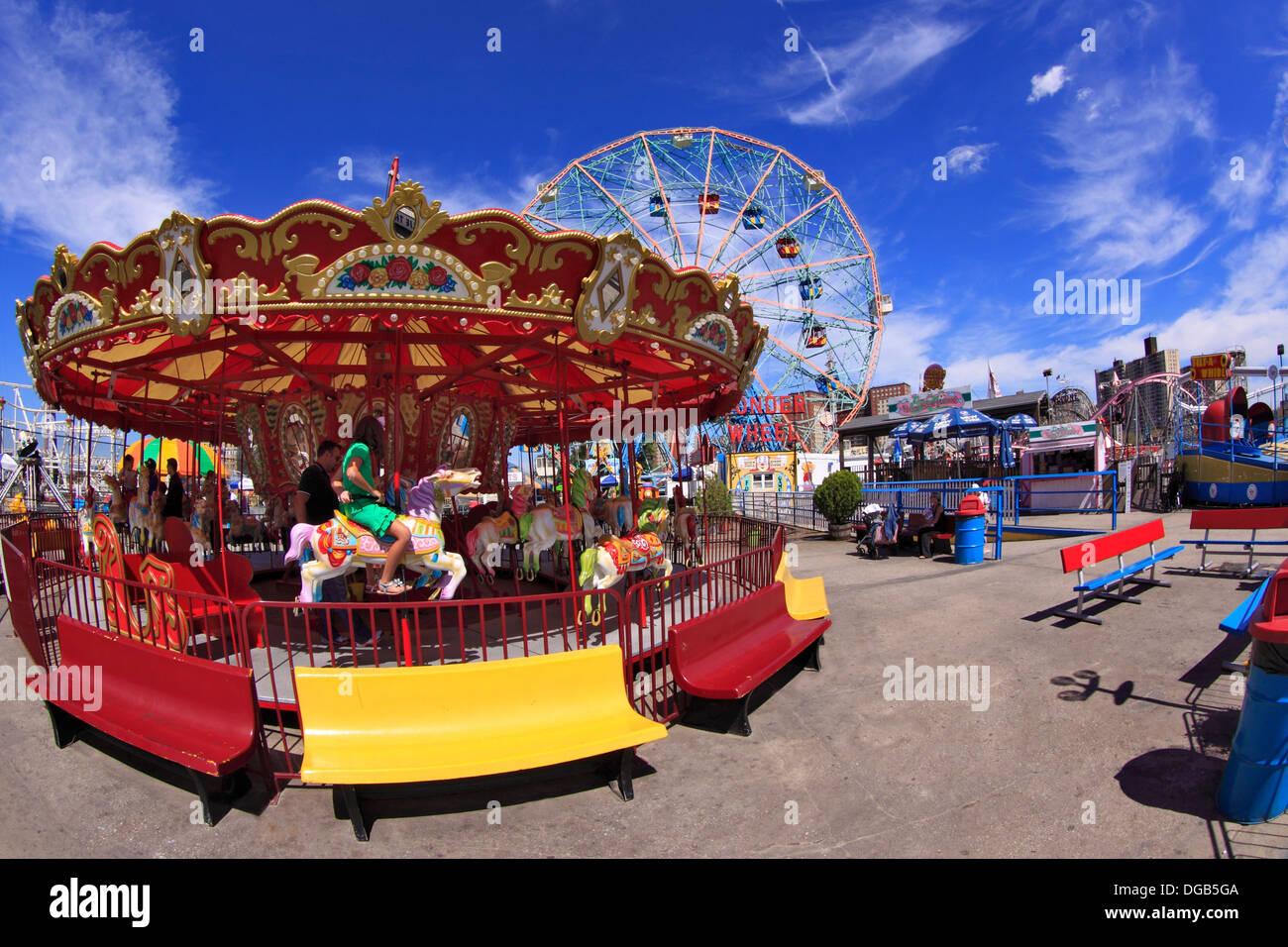 Coney Island Brooklyn New York Foto Stock