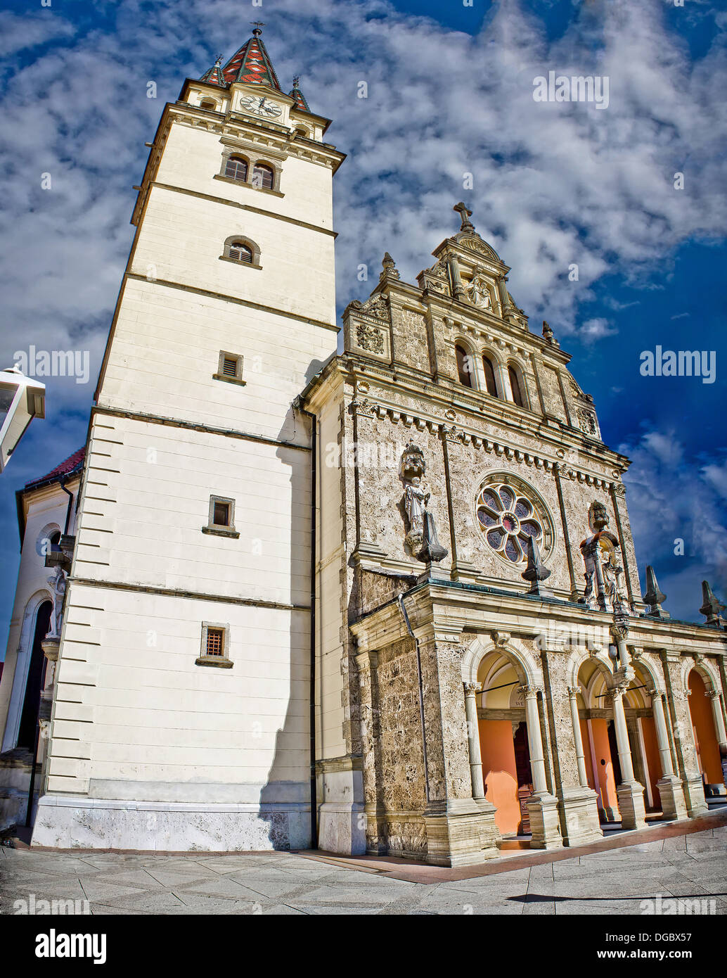 La Basilica Cattolica in Maria di Bistrica, Zagorje, Croazia Foto Stock