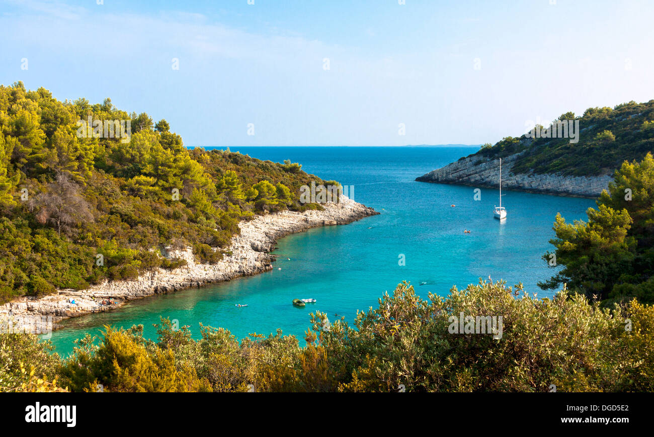 Zitna baia vicino a Zavalatica, Croazia Foto Stock