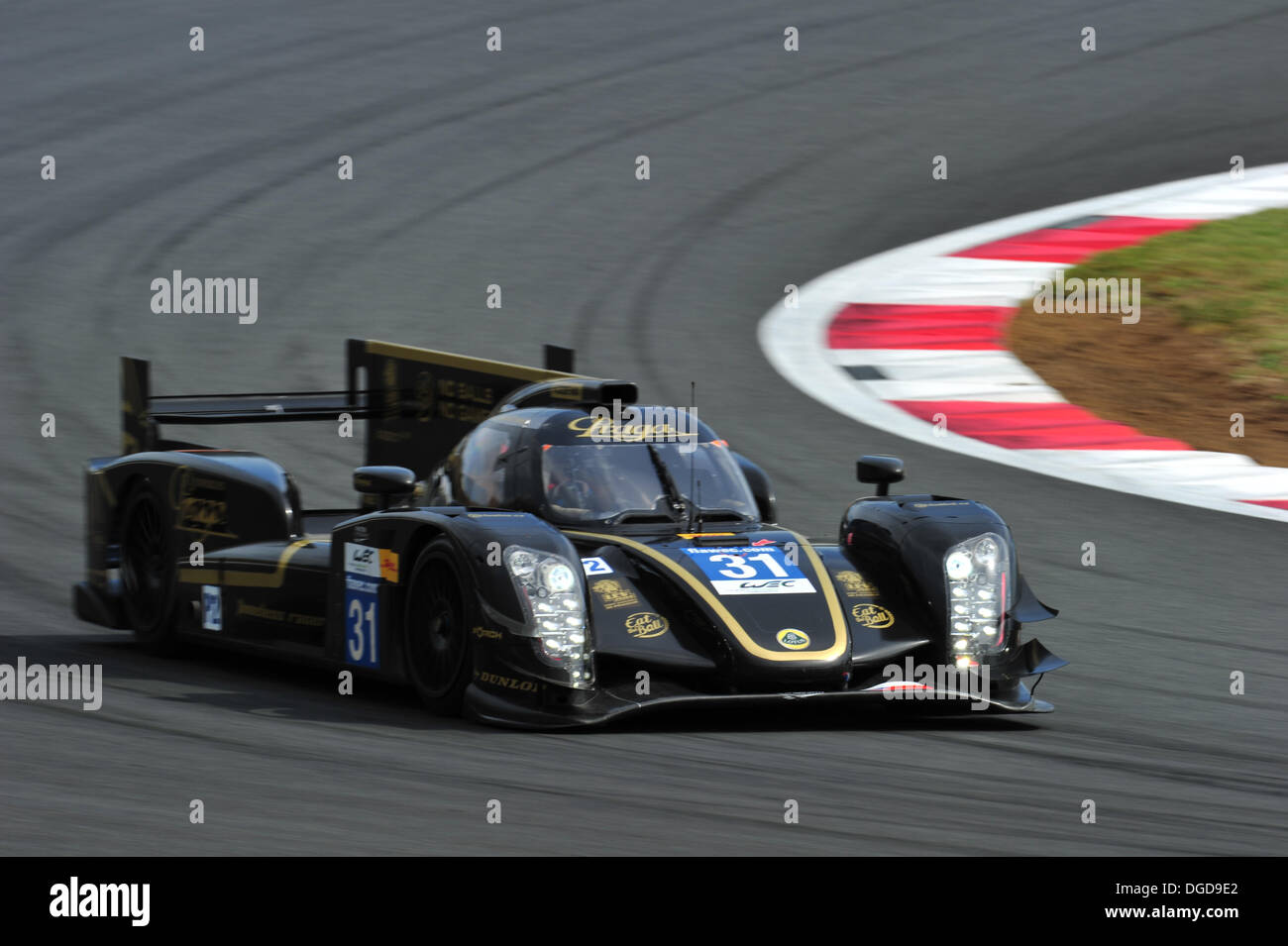 Shinozuka, Giappone FUJI International Speedway. Xviii oct, 2013. 6 ore endurance WEC FIA gara endurance, pratica. #31 LOTUS (DEU) LOTUS T128 JUDD KEVIN WEEDA (USA) Vitantonio Liuzzi (ITA) James Rossiter (GBR) Credito: Azione Sport Plus/Alamy Live News Foto Stock