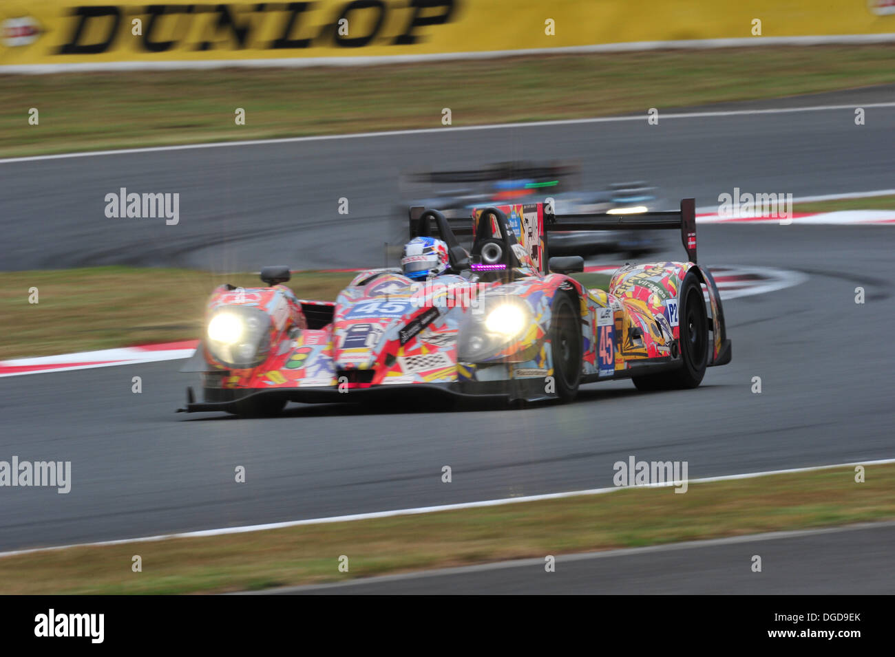 Shinozuka, Giappone FUJI International Speedway. Xviii oct, 2013. 6 ore endurance WEC FIA gara endurance, pratica. #45 OAK Racing (FRA) MORGAN LMP2 NISSAN JACQUE NICOLET (FRA) KEIKO IHARA (JPN) Credito: Azione Sport Plus/Alamy Live News Foto Stock