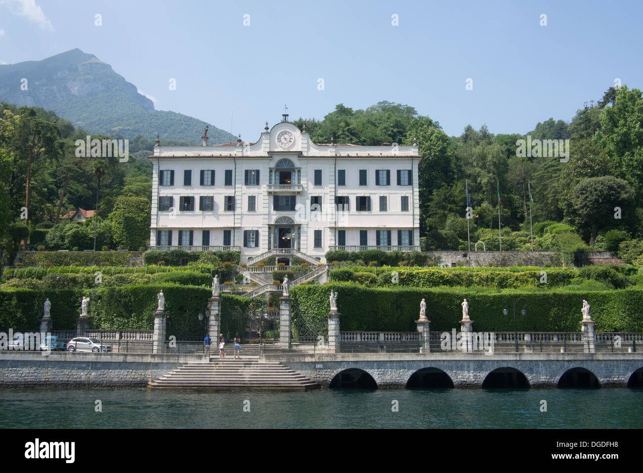 Villa Carlotta a Tremezzo, Lago di Como, Lombardia, Italia. Foto Stock