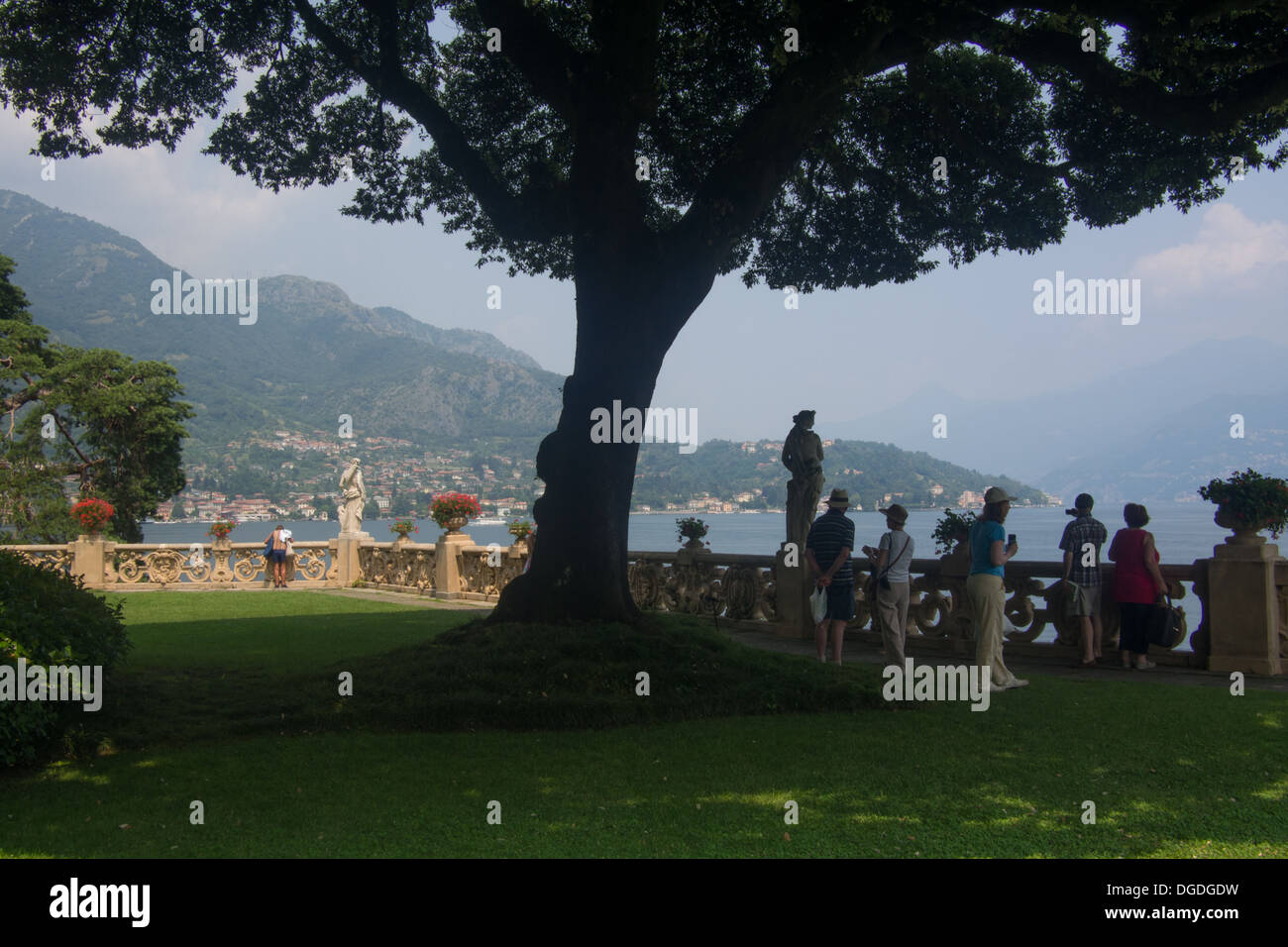 Villa del Balbianello. Lenno, Lago di Como, Lombardia, Italia. Ubicazione del film di James Bond 'Casino Royale & Star Wars Episodio II Foto Stock