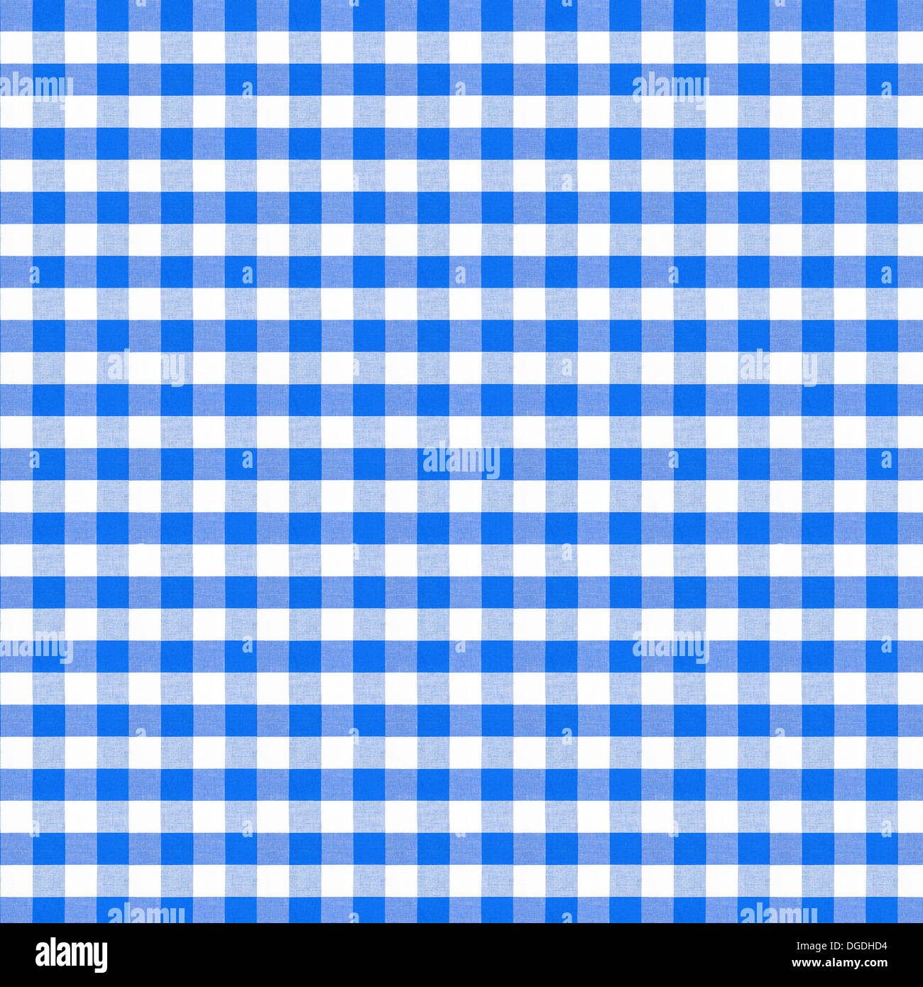 Real seamless pattern di blu tovaglia da picnic Foto Stock