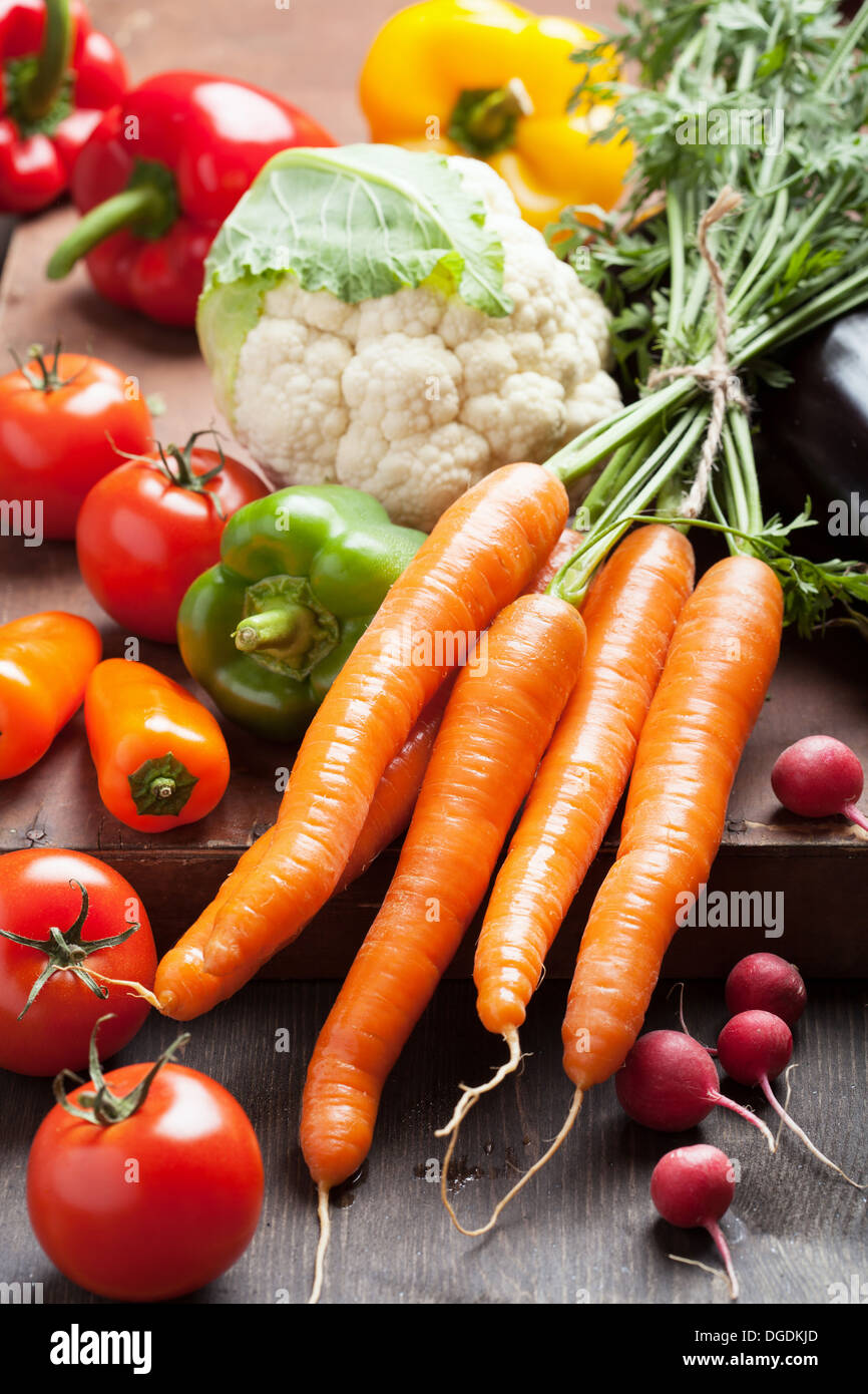 Colorata di verdure fresche Foto Stock