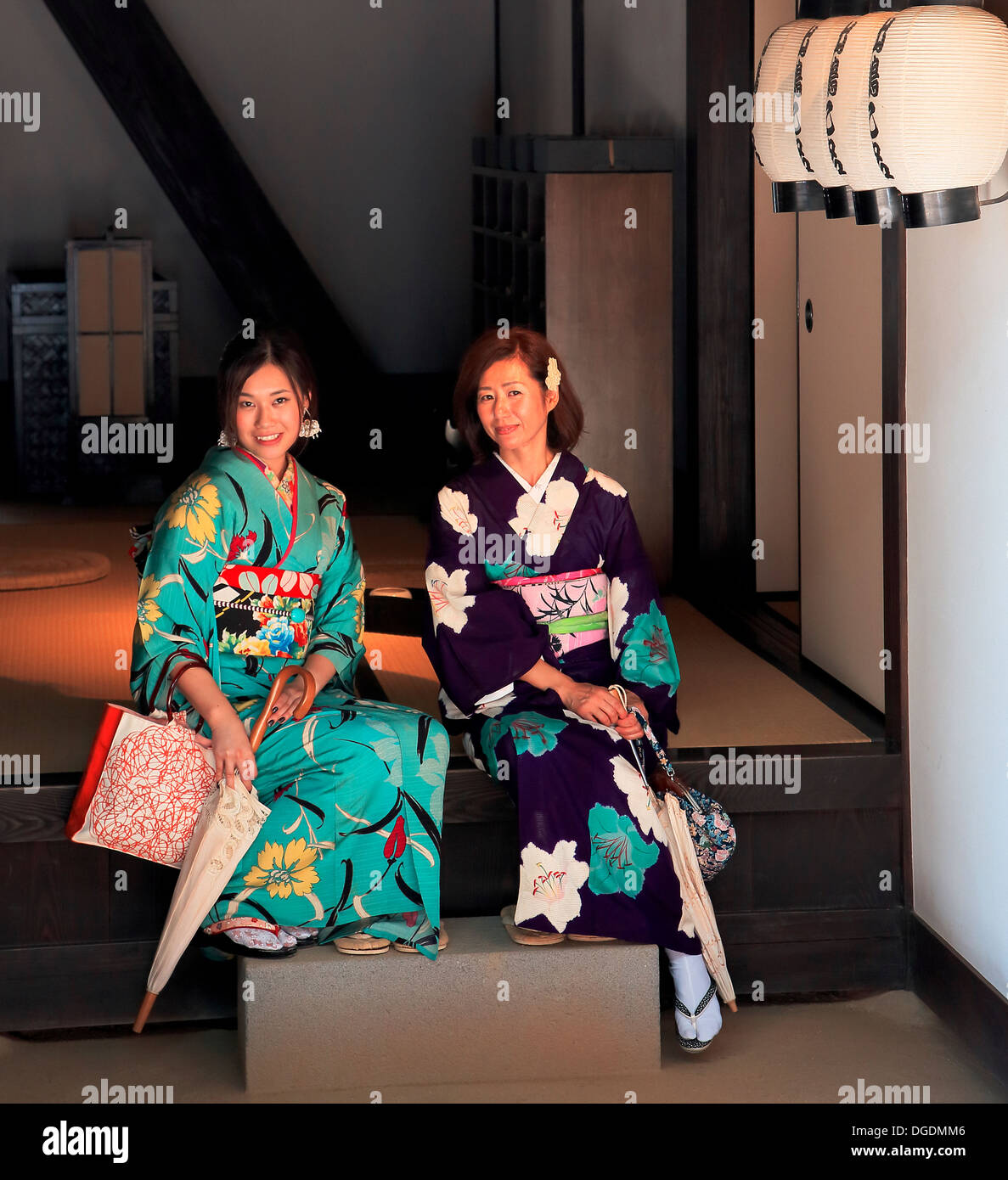 Madre e figlia Foto Stock