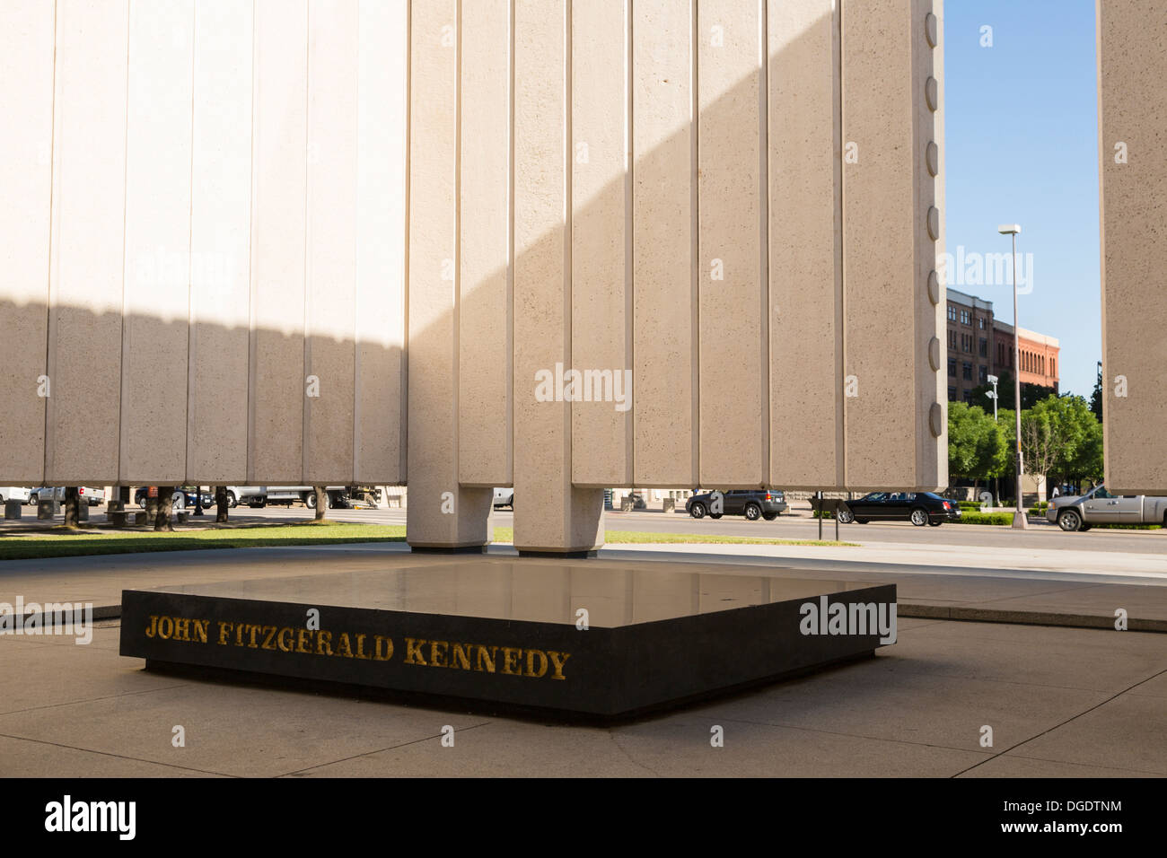 John Fitzgerald Kennedy Memorial Dallas Texas USA Foto Stock