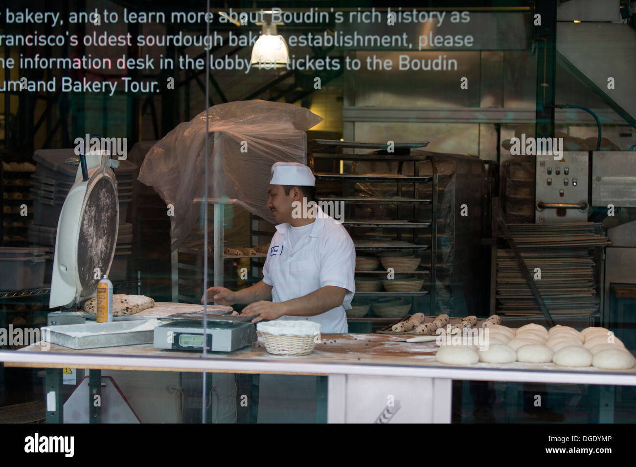 Boudin Bakery, Fisherman's Wharf di San Francisco, California, Stati Uniti d'America. Foto Stock