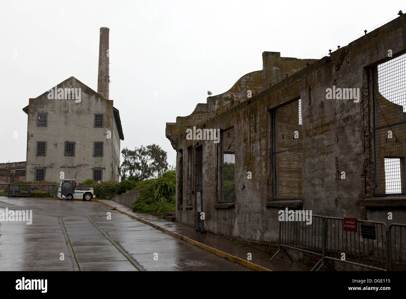 La casa di potere, Isola di Alcatraz e la baia di San Francisco, California, Stati Uniti d'America Foto Stock