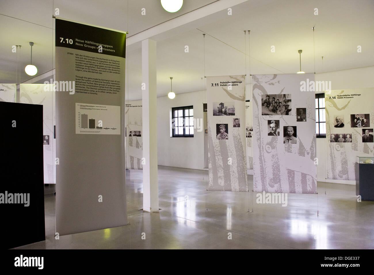 In Germania, in Baviera, Dachau Kz-Gedenkstaette Memorial Centre, il museo Foto Stock