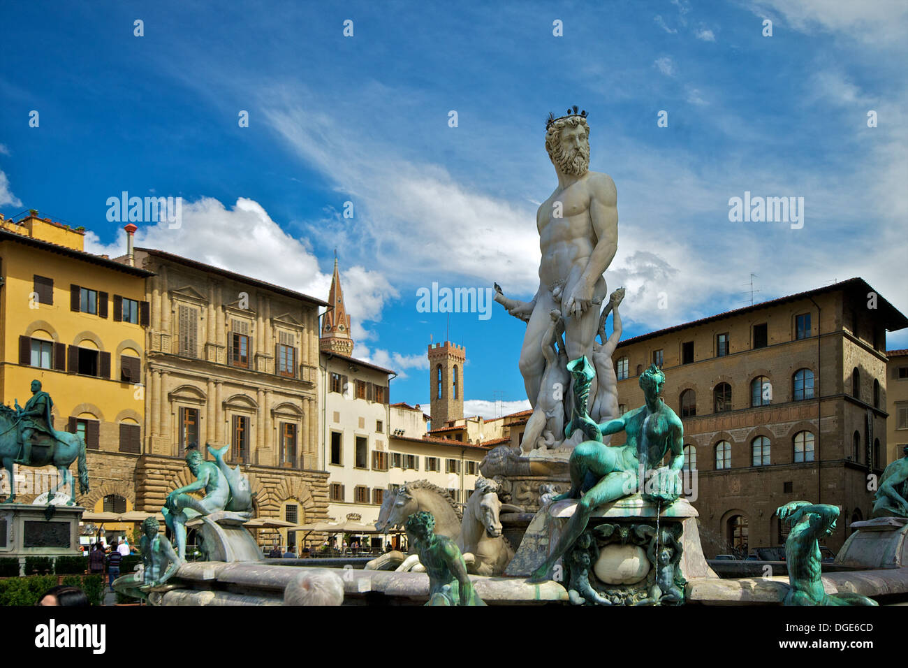 Fontana in Firenze Foto Stock