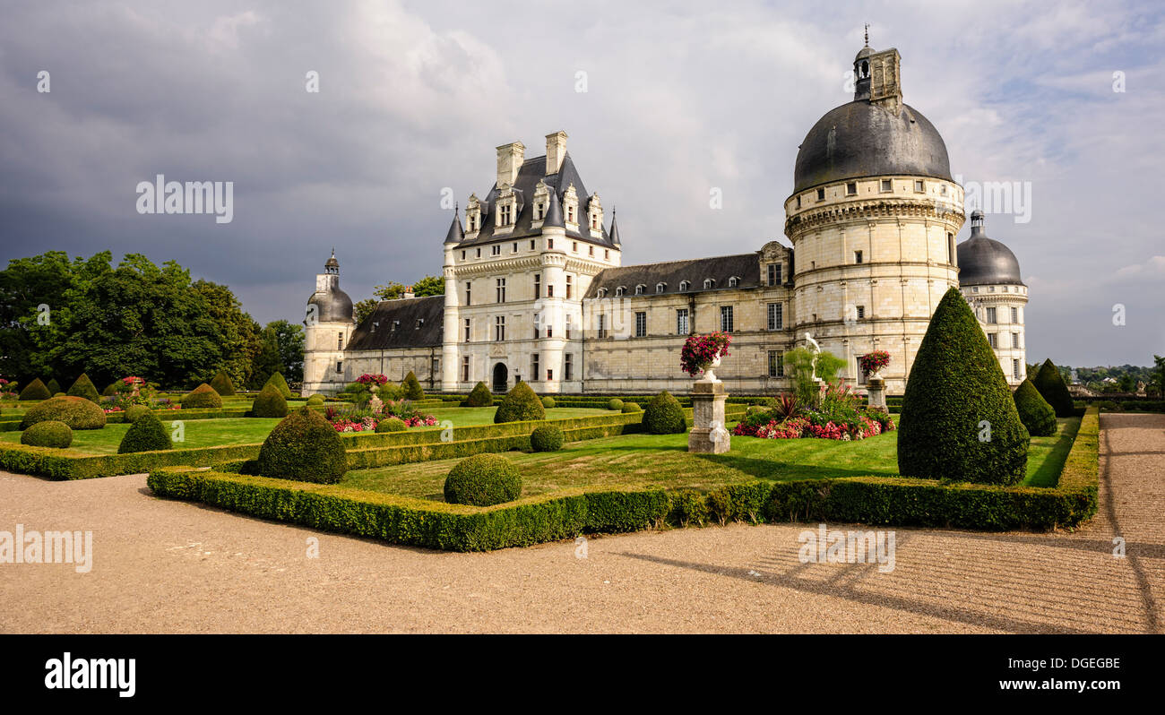 Castello di Valencay nella Valle della Loira, Indre, departement, Francia Foto Stock