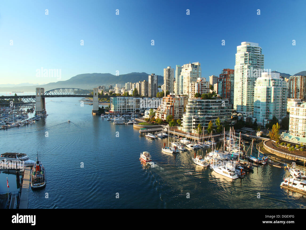 Vancouver in British Columbia, Canada Foto Stock