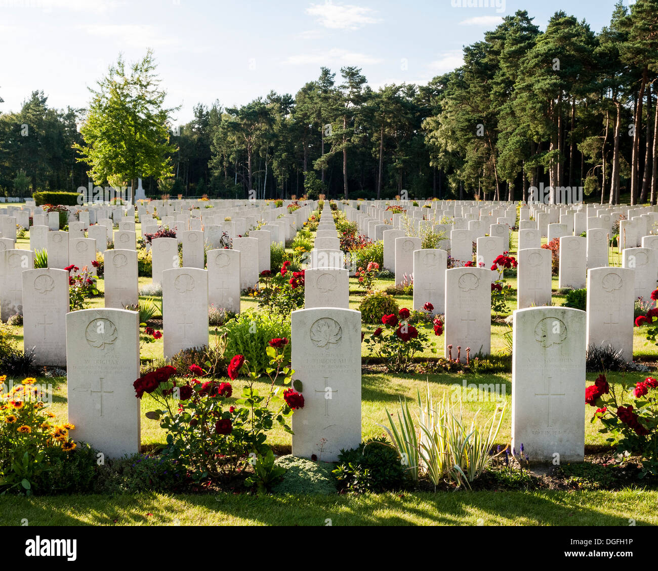 Brookwood Cimitero Militare e memoriali, Brookwood, Regno Unito. Architetto: sconosciuto, 2013. Foto Stock