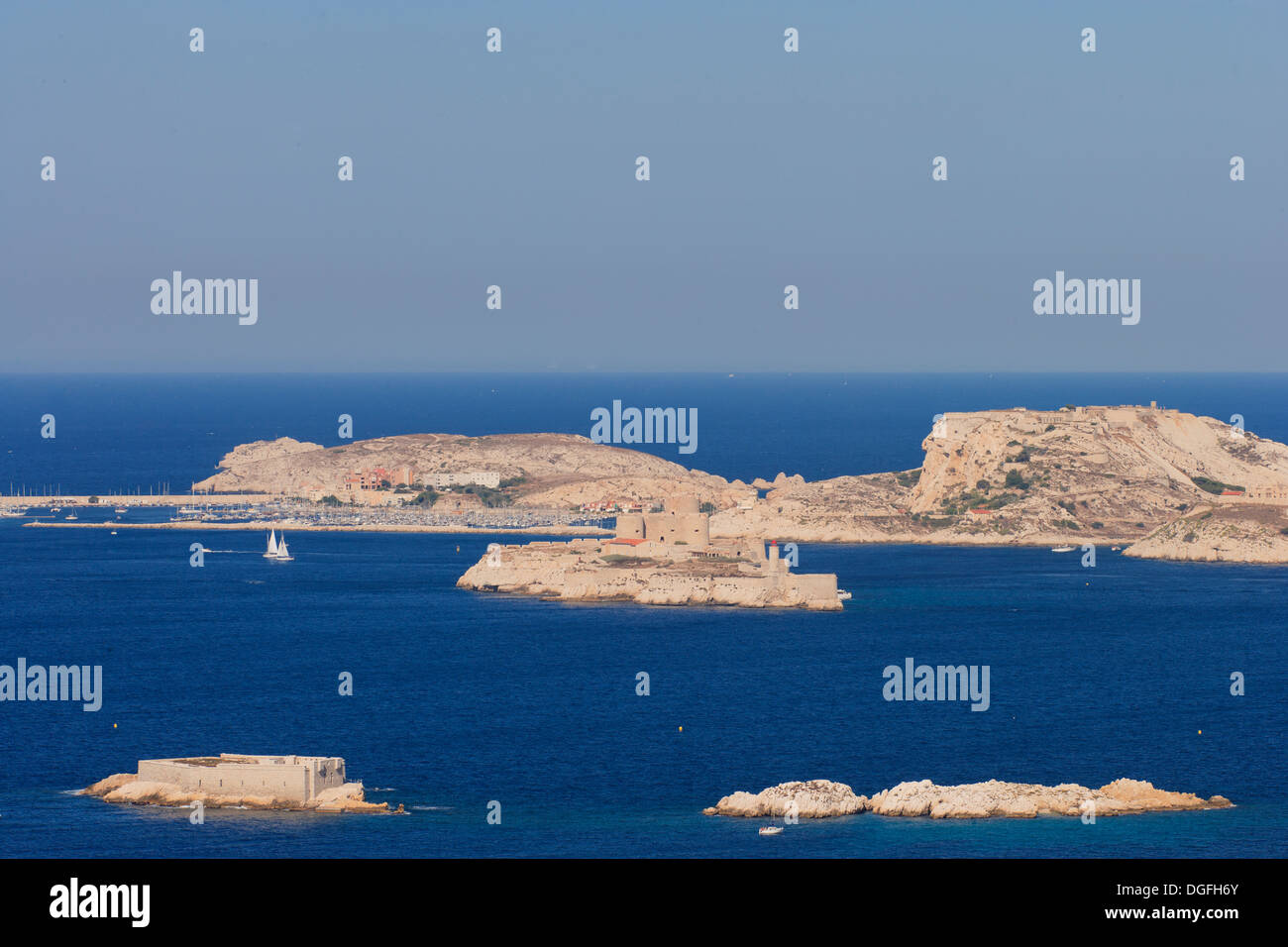 Marsiglia - isole Frioul Foto Stock