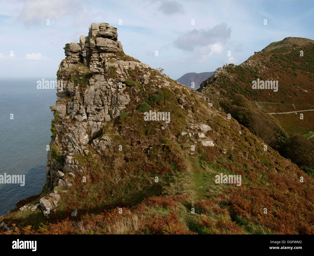 Valle di rocce, Exmoor, Devon, Regno Unito Foto Stock
