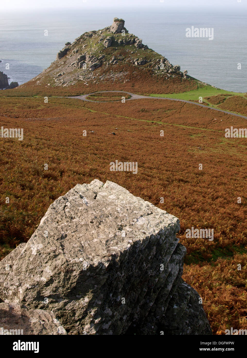 Valle di rocce, Exmoor, Devon, Regno Unito Foto Stock