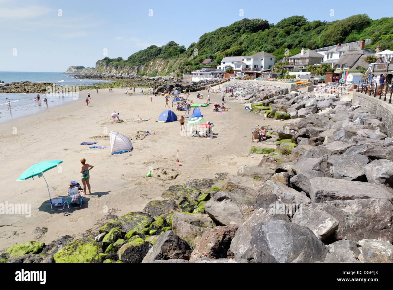 Steephill Cove, Whitwell, Ventnor, Isle of Wight, England, Regno Unito, GB. Foto Stock