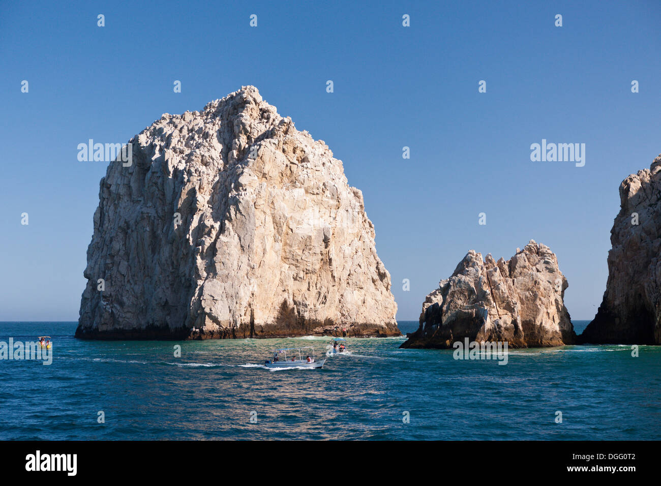 Viaggio a Lands End a Cabo San Lucas Cabo San Lucas, Baja California Sur, Messico Foto Stock