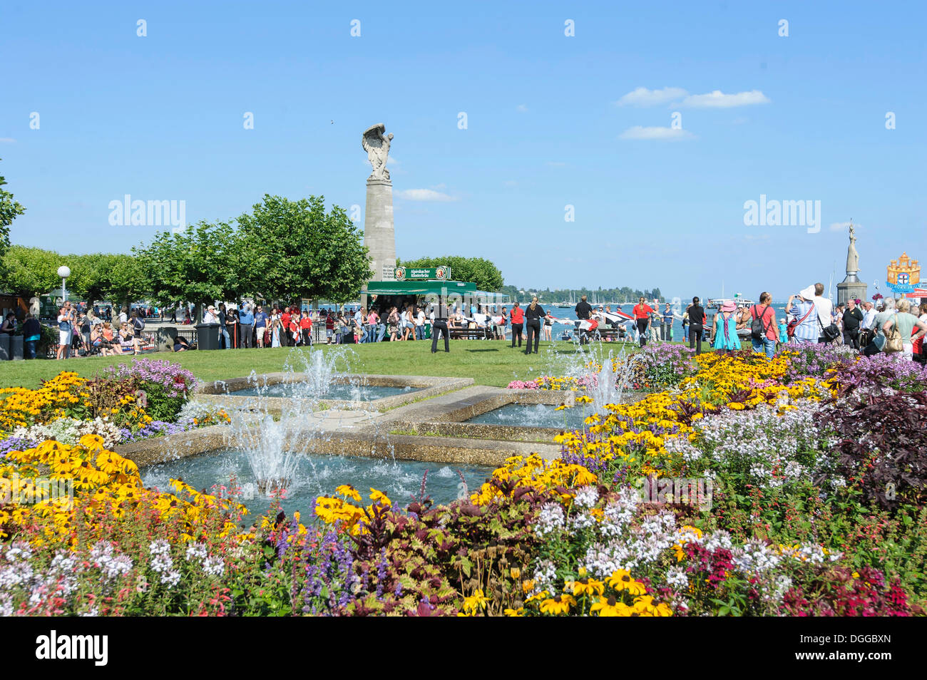 Il lago di Costanza notte Festival, Konstanz, Baden-Wuerttemberg Foto Stock