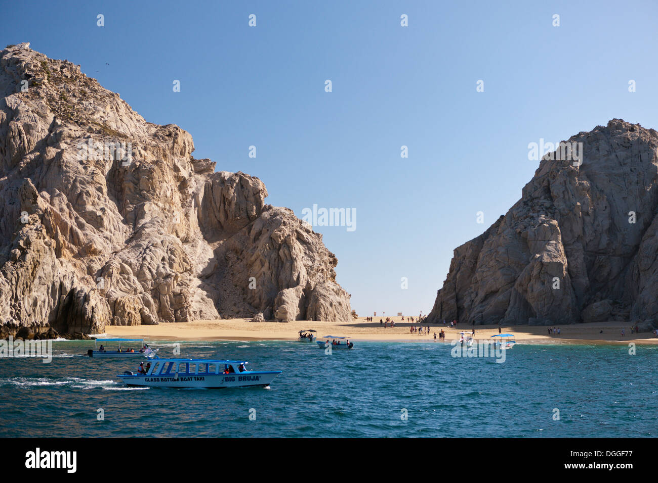 Viaggio a Lands End a Cabo San Lucas Cabo San Lucas, Baja California Sur, Messico Foto Stock