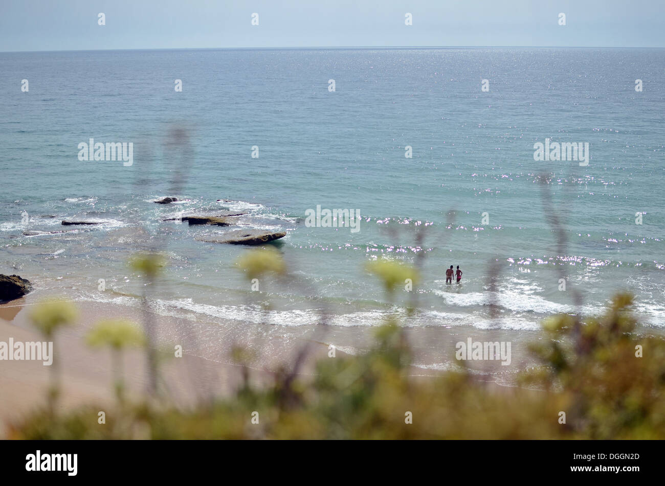 Calas de la Roche, Conil de la Frontera, Cadice Foto Stock