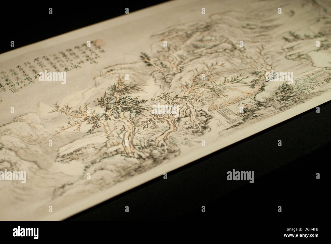 In autunno e in inverno, da monaco Zen artista Kuncan, dall'inizio della Dinastia Qing. Tesori di culture di tutto il mondo Foto Stock