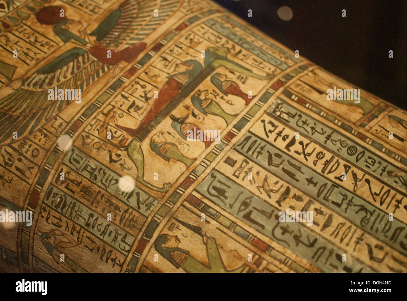 Mummia egiziana a Tesori di culture di tutto il mondo", esposizioni di Madrid Foto Stock