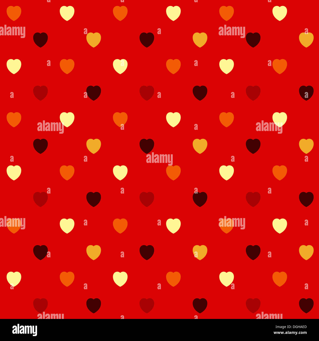 Abstract cuore decorativo seamless texture. Foto Stock