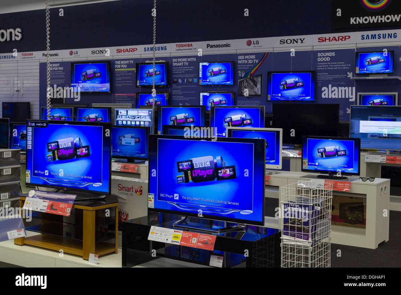 Currys negozio elettrico - Friern Barnet - Londra Foto Stock