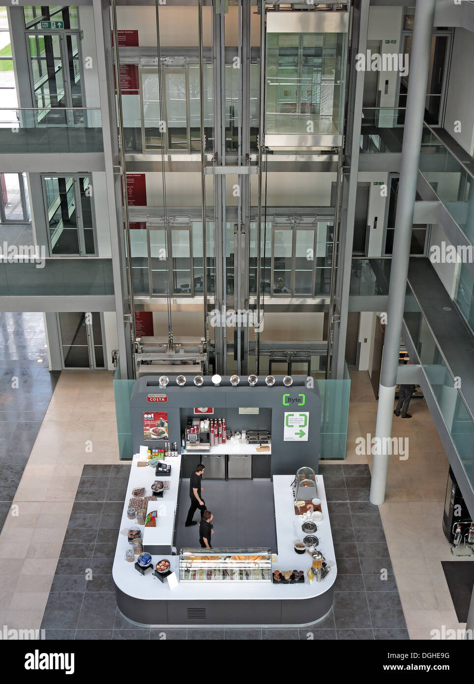 Byte Cafe, uffici Green Park, 486 Socket, Reading, Berks, Inghilterra, Regno Unito, RG2 6GP Foto Stock