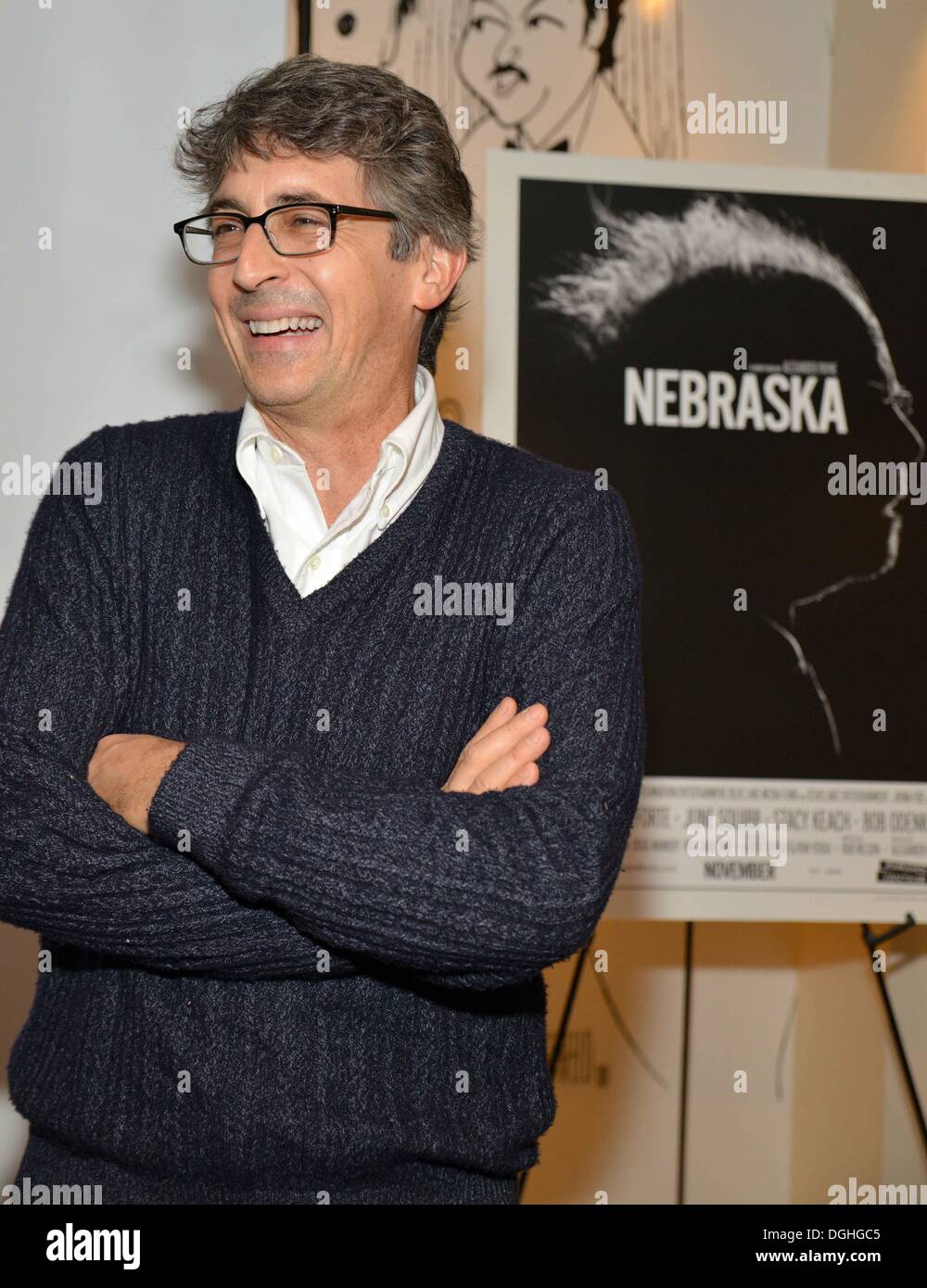 Philadelphia, Pennsylvania, USA. Xxi oct, 2013. Direttore, Alexander Payne al 22 Philadelphia Film Festival lo screening del Nebraska al Prince Theatre di Philadelphia PA Credito: Ricky Fitchett/ZUMAPRESS.com/Alamy Live News Foto Stock